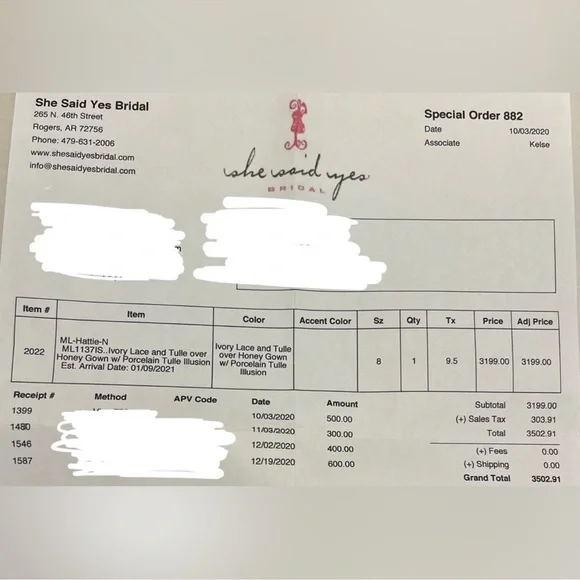 Martina Liana Wedding dress